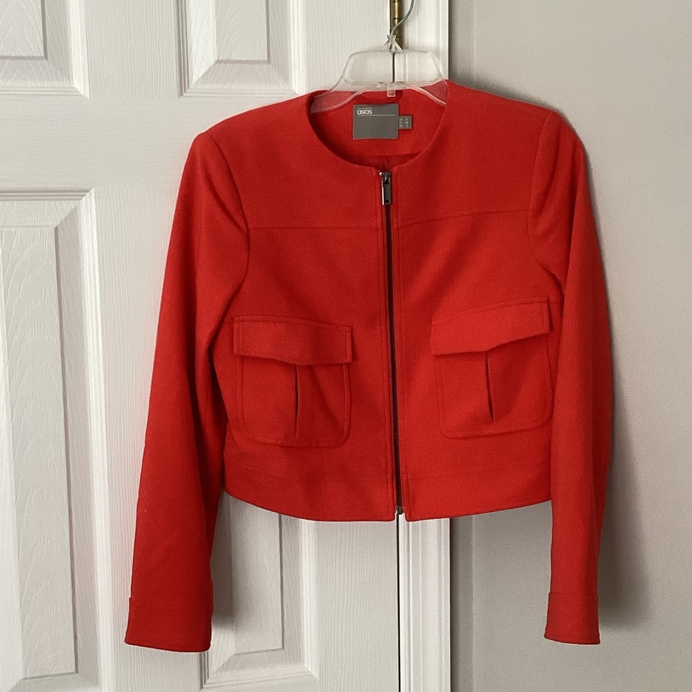 ASOS Women's Vibrant Red Jacket